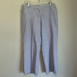 Blue &White striped petite Soft Works pants